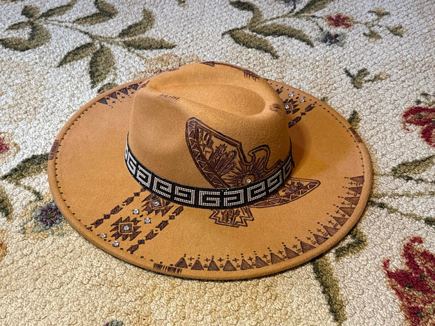 Thunderbird Wide Brimmed Fedora – Amira Collection