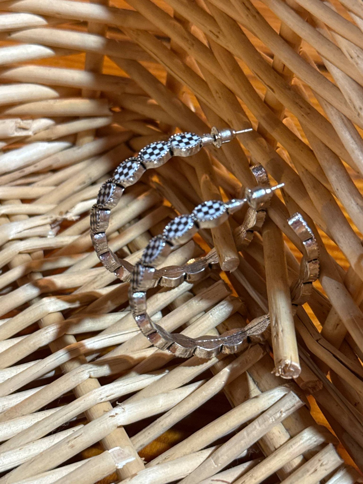 Victory Lap Checkered Hoops