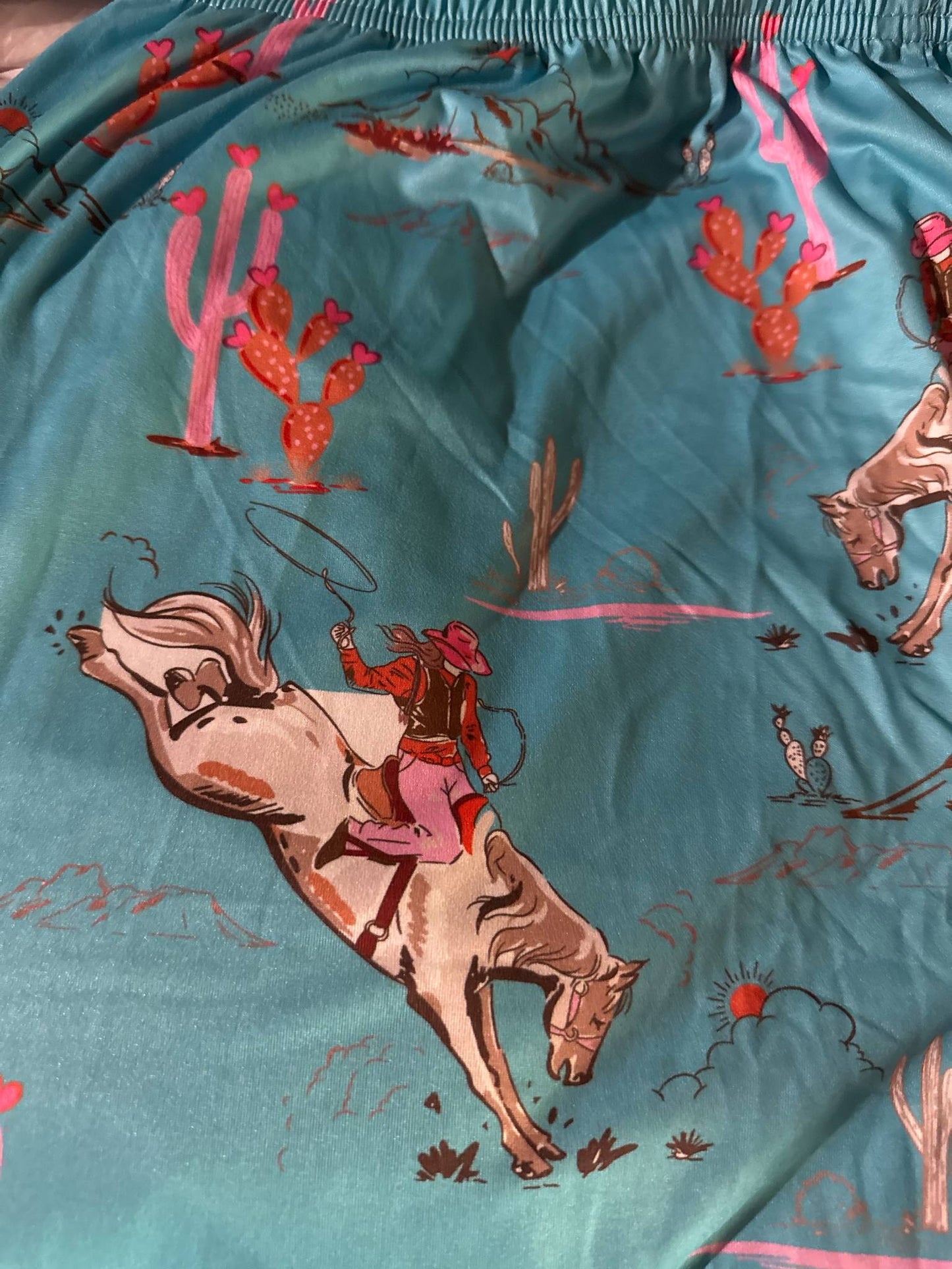 Western Dreams Satin Pajama Set
