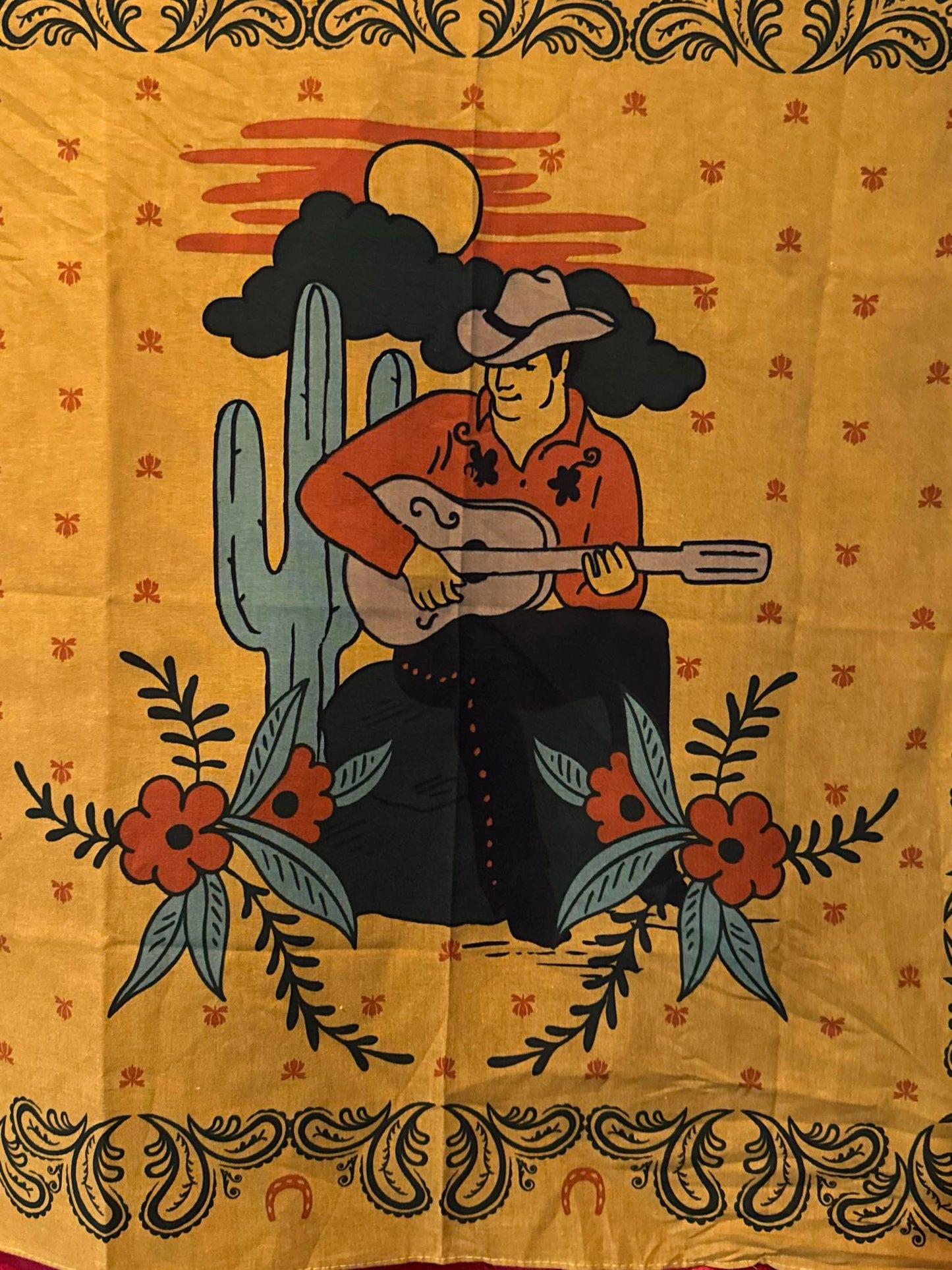 Saddle Up Cotton Cowboy Scarf