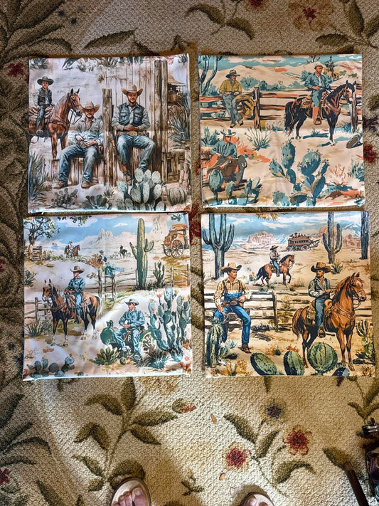 The Dusty Trails Set (4 Pillowcases)