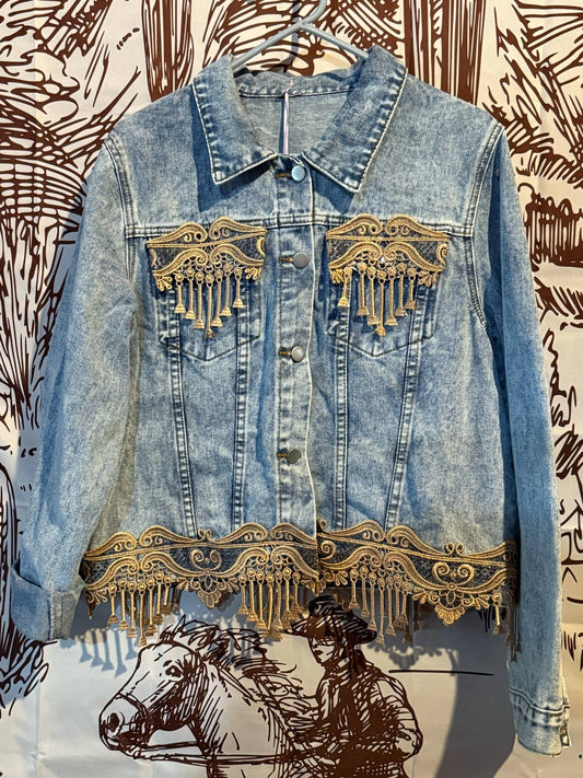 Gilded Fringe Jacket – XL