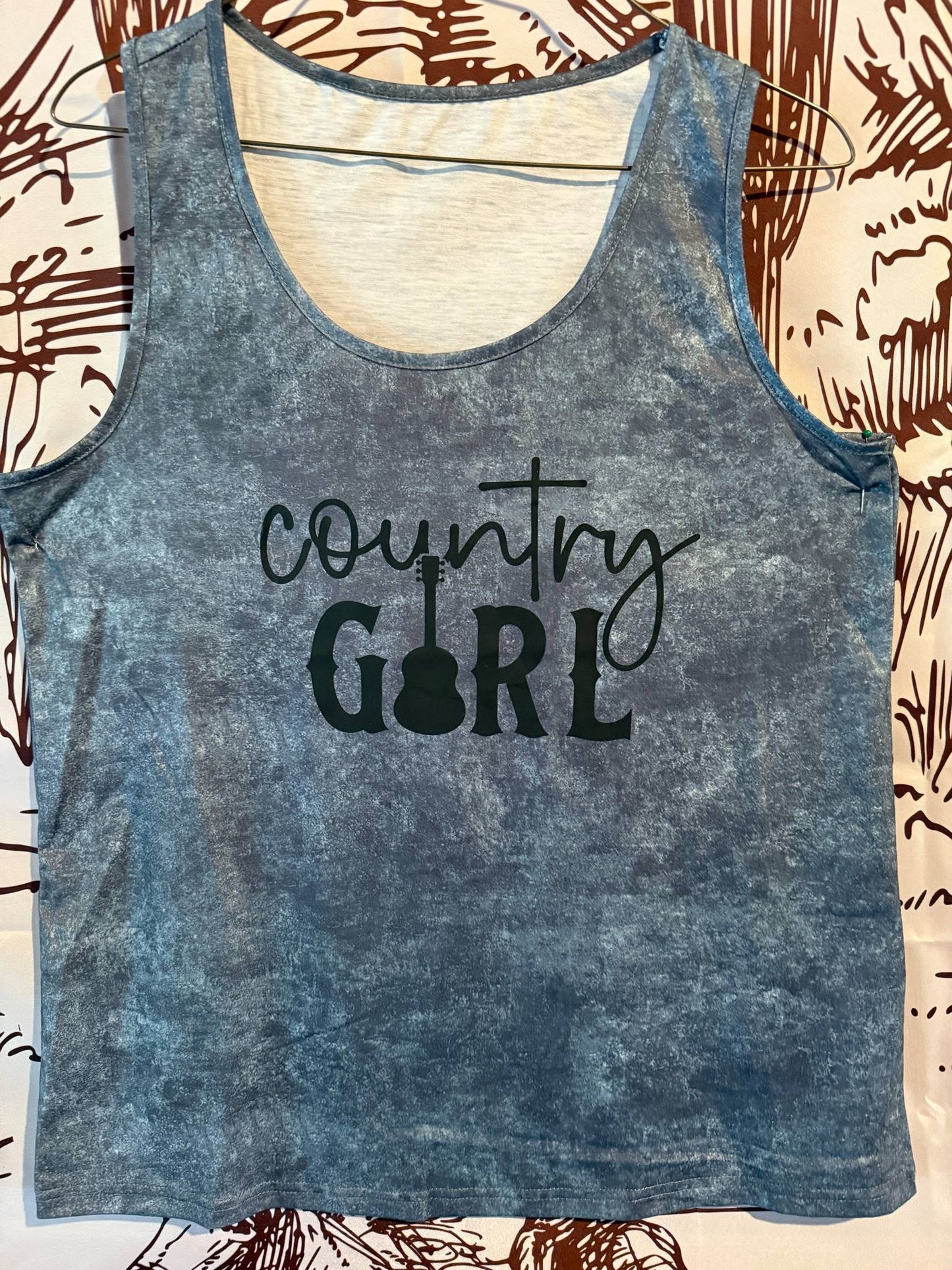Country Girl Washed Tank – 2 Styles