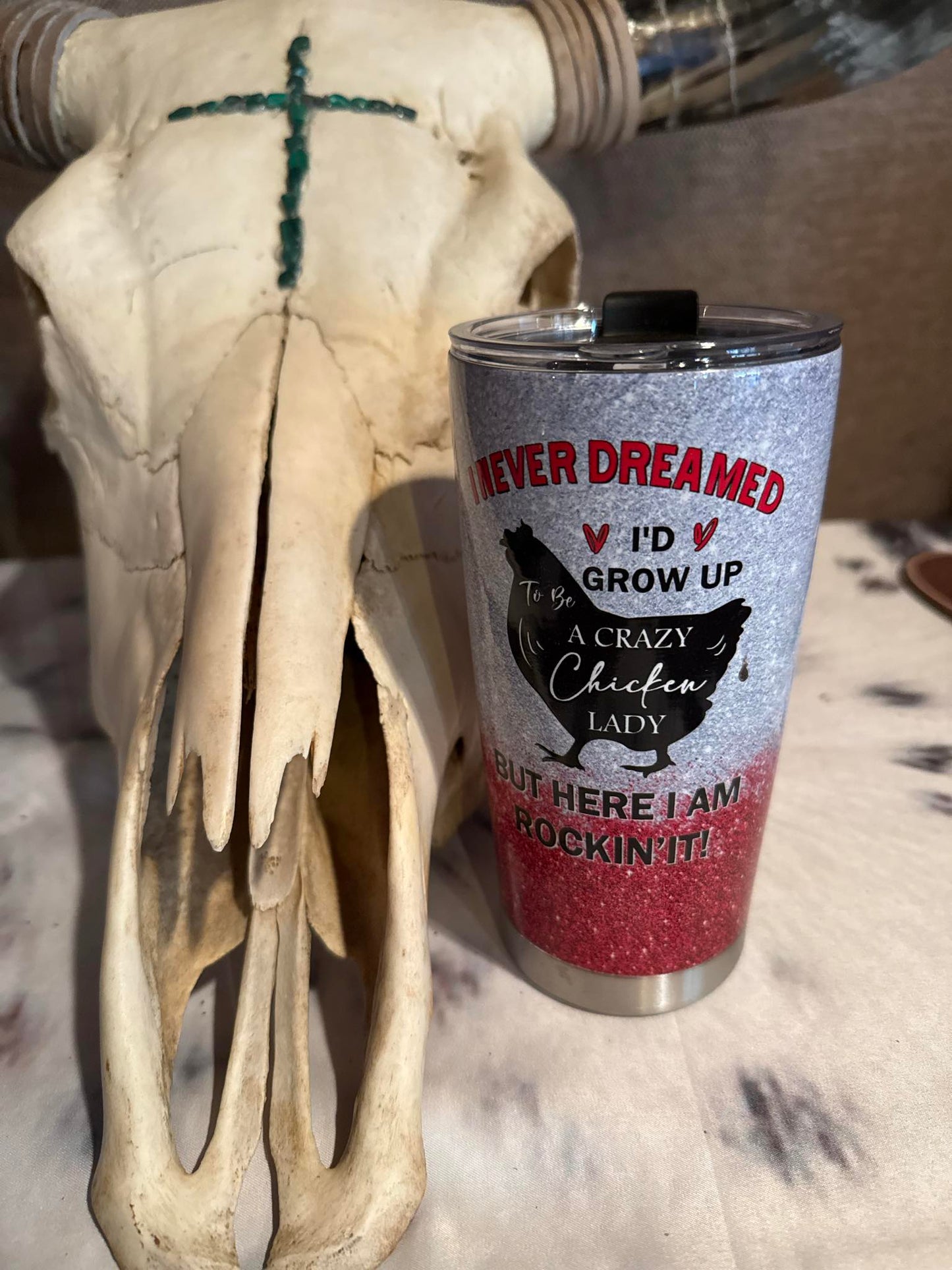 Crazy Chicken Lady 20oz Tumbler