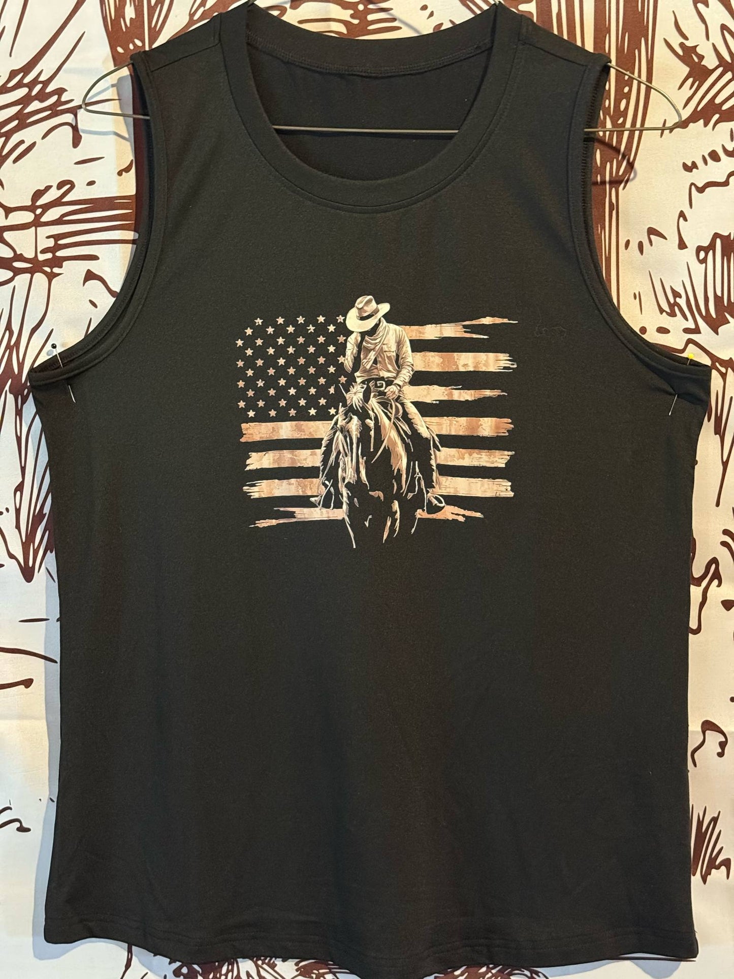Faithful Cowboy Flag Tank