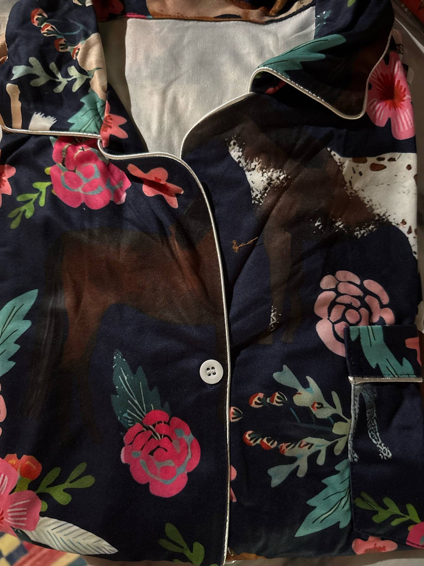Western Dreams Satin Pajama Set