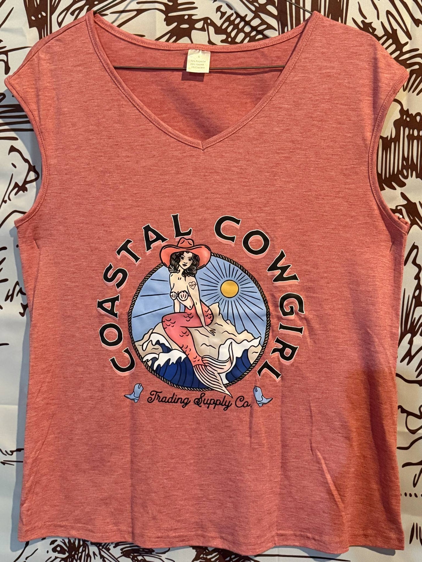 Coastal Cowgirl Mermaid Tee
