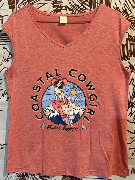 Coastal Cowgirl Mermaid Tee