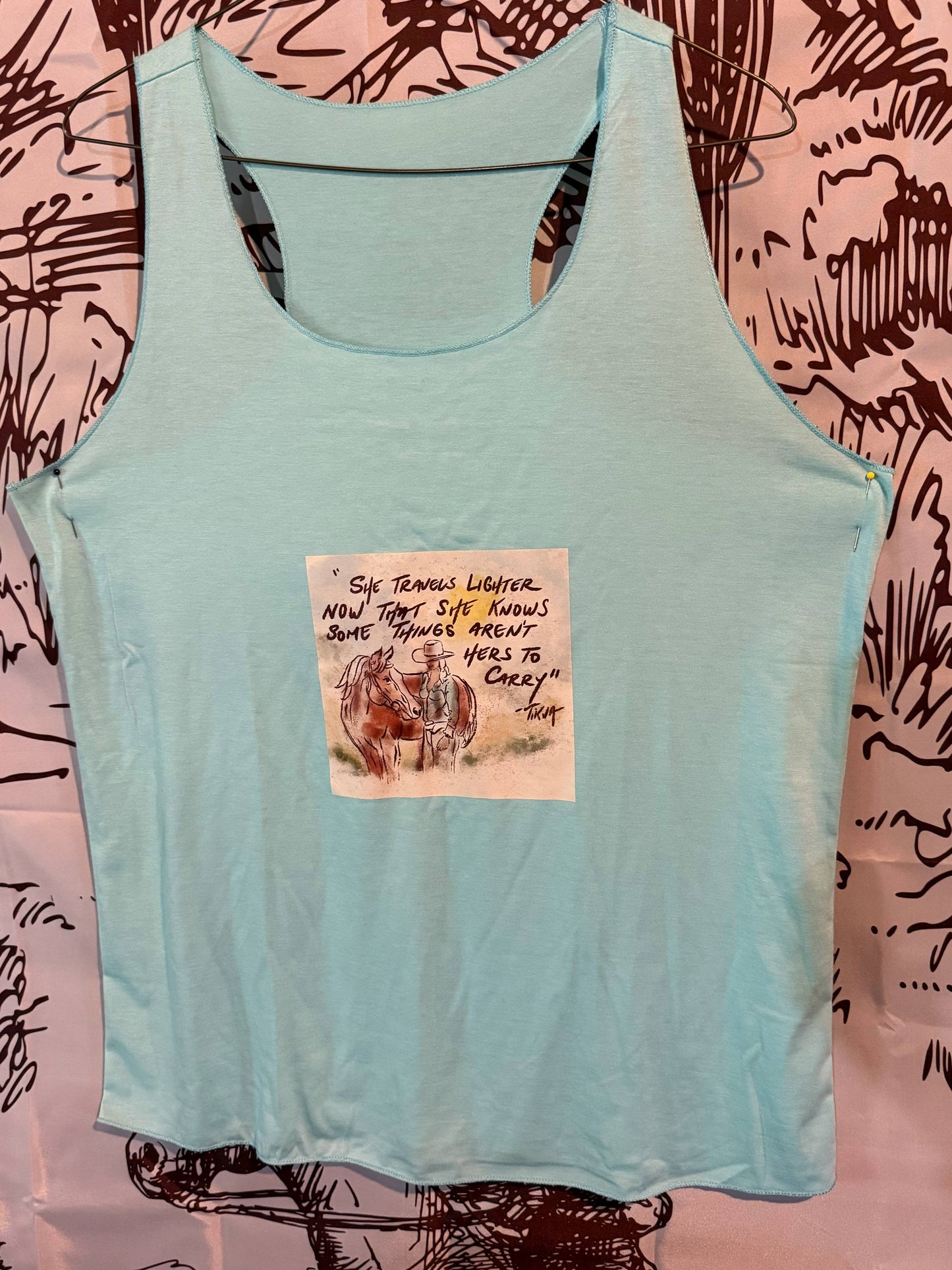 Faith & Frontier Graphic Tanks – Size Large