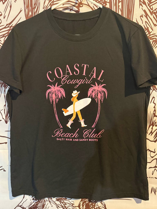 Coastal Cowgirl Beach Club Tee