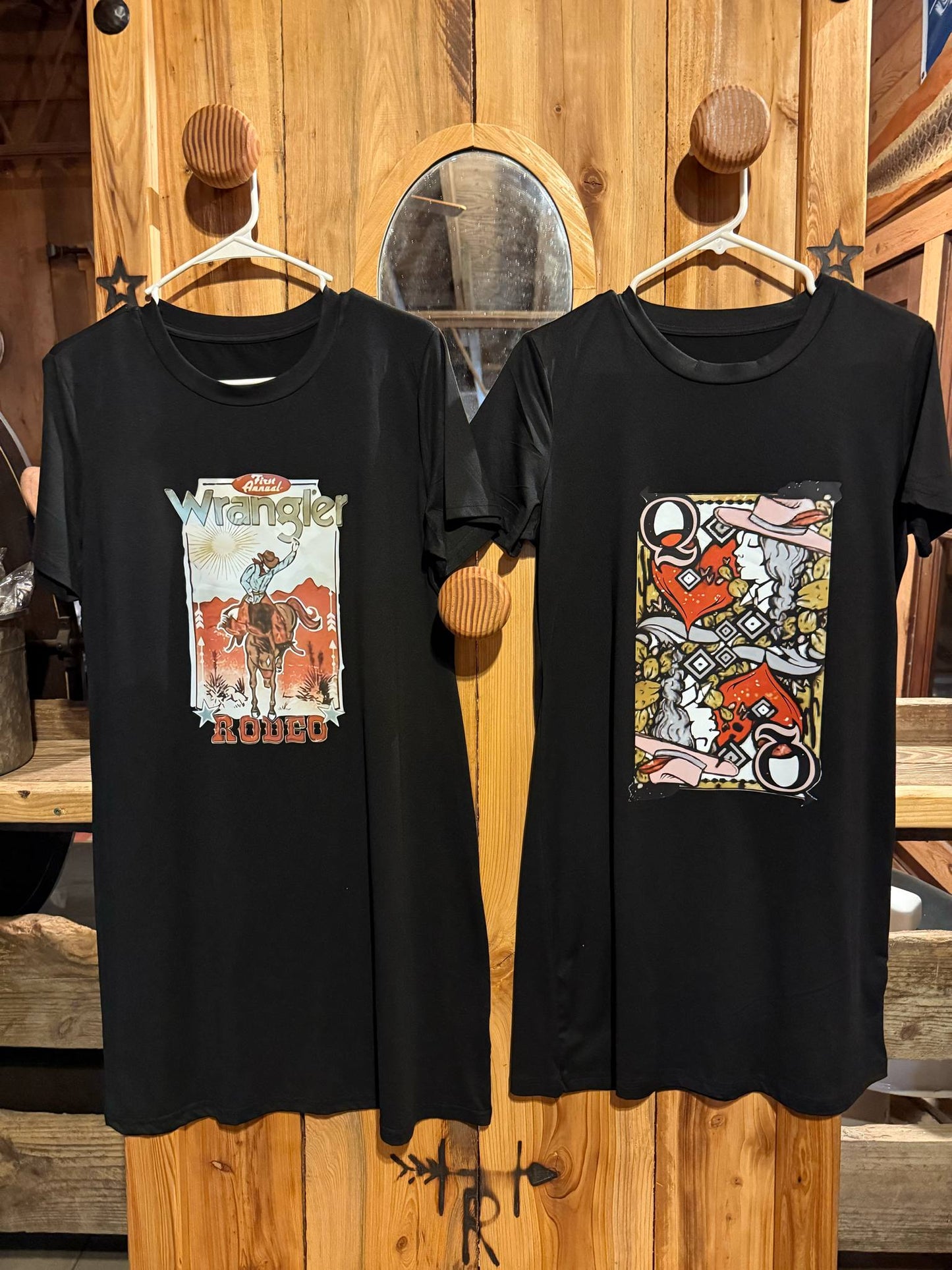 Queen of the Wild West T-Shirt Dress